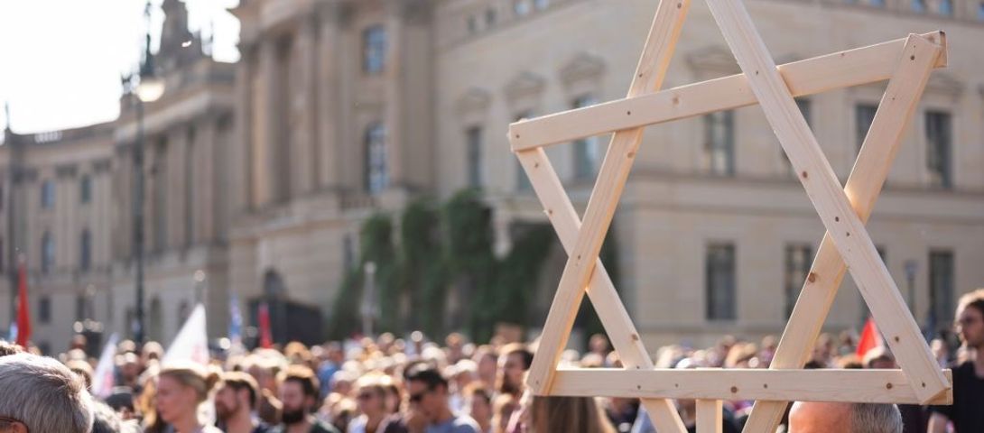 Thousands March In Berlin Against Anti-Semitism