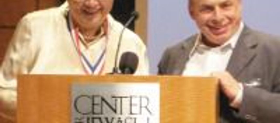 Avital and Natan Sharansky At the Emma Lazarus Award The Forward