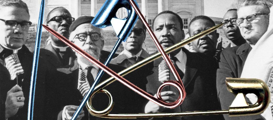 Freedom Riders Holding Signs