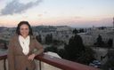 Michelle Caruso-Cabrera, canddiate for New York City Comptroller, in the old city of Jerusalem during a visit to Israel in 2011 by the Forward
			