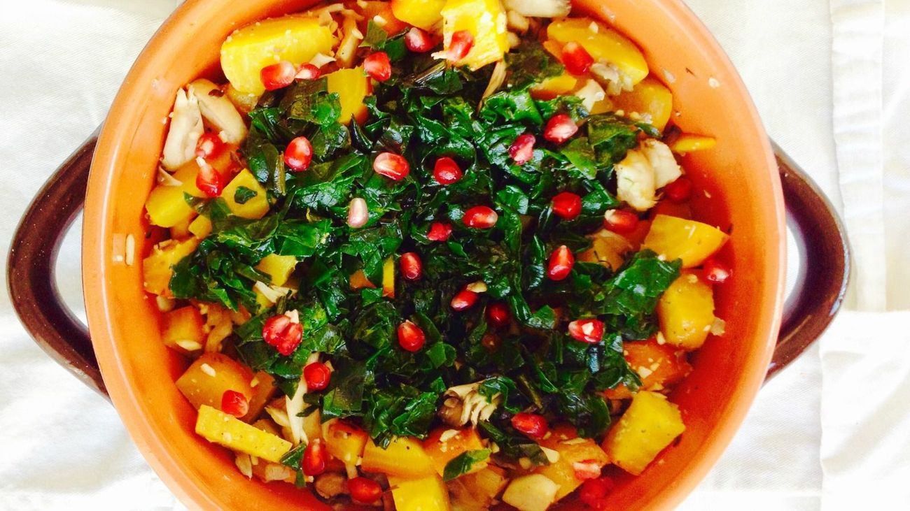 Golden Beet and Mushroom Salad – The Forward