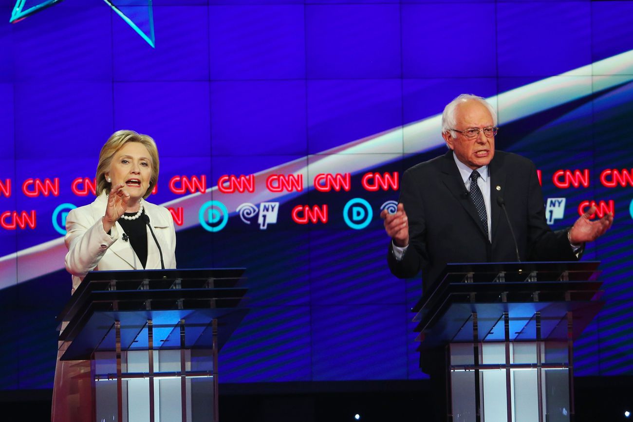 Sanders and Clinton Spar on Israel in NY Debate