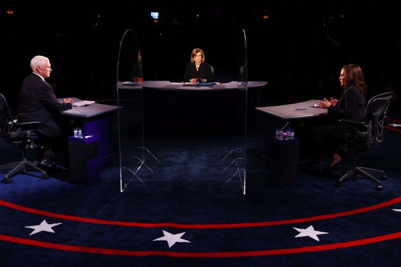 Harris and Pence spar on antisemitism during VP debate