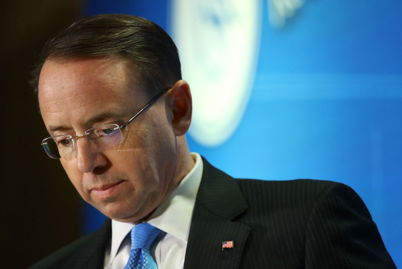 Rod Rosenstein Submits Resignation