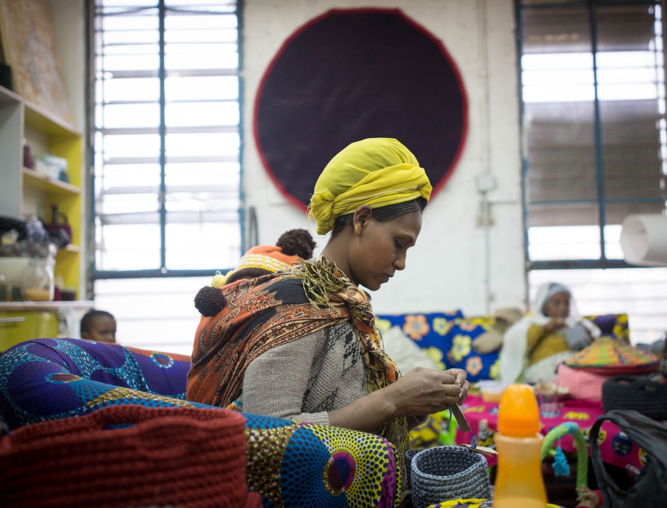 In Tel Aviv, Kuchinate Weaves A Future For Refugees