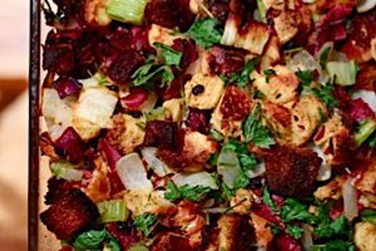 A Pastrami Sandwich, in Stuffing Form – The Forward