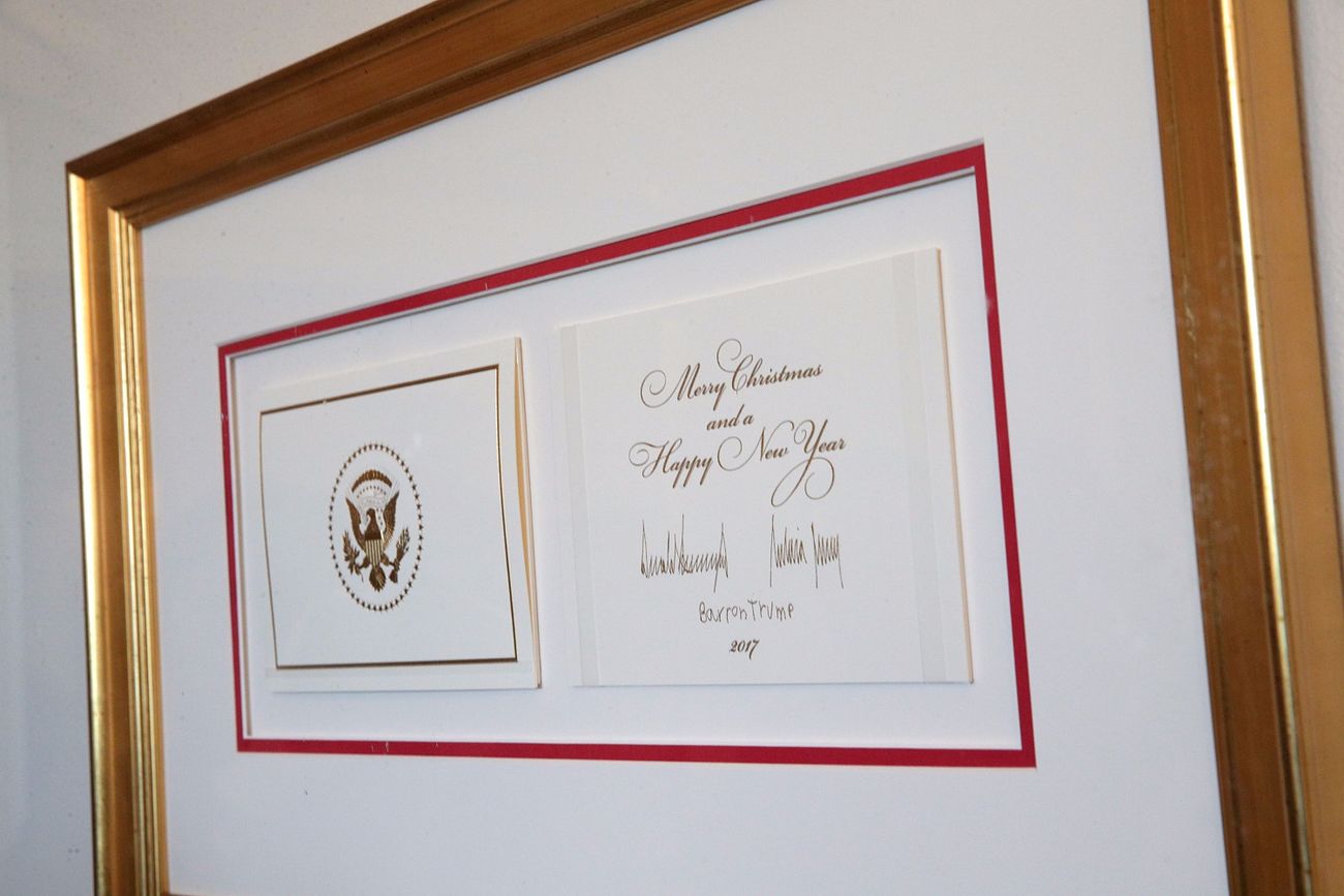 Trump Brings Christmas To White House Holiday Cards