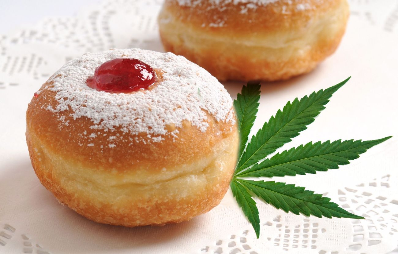Weed Jelly Doughnuts For Hanukkah