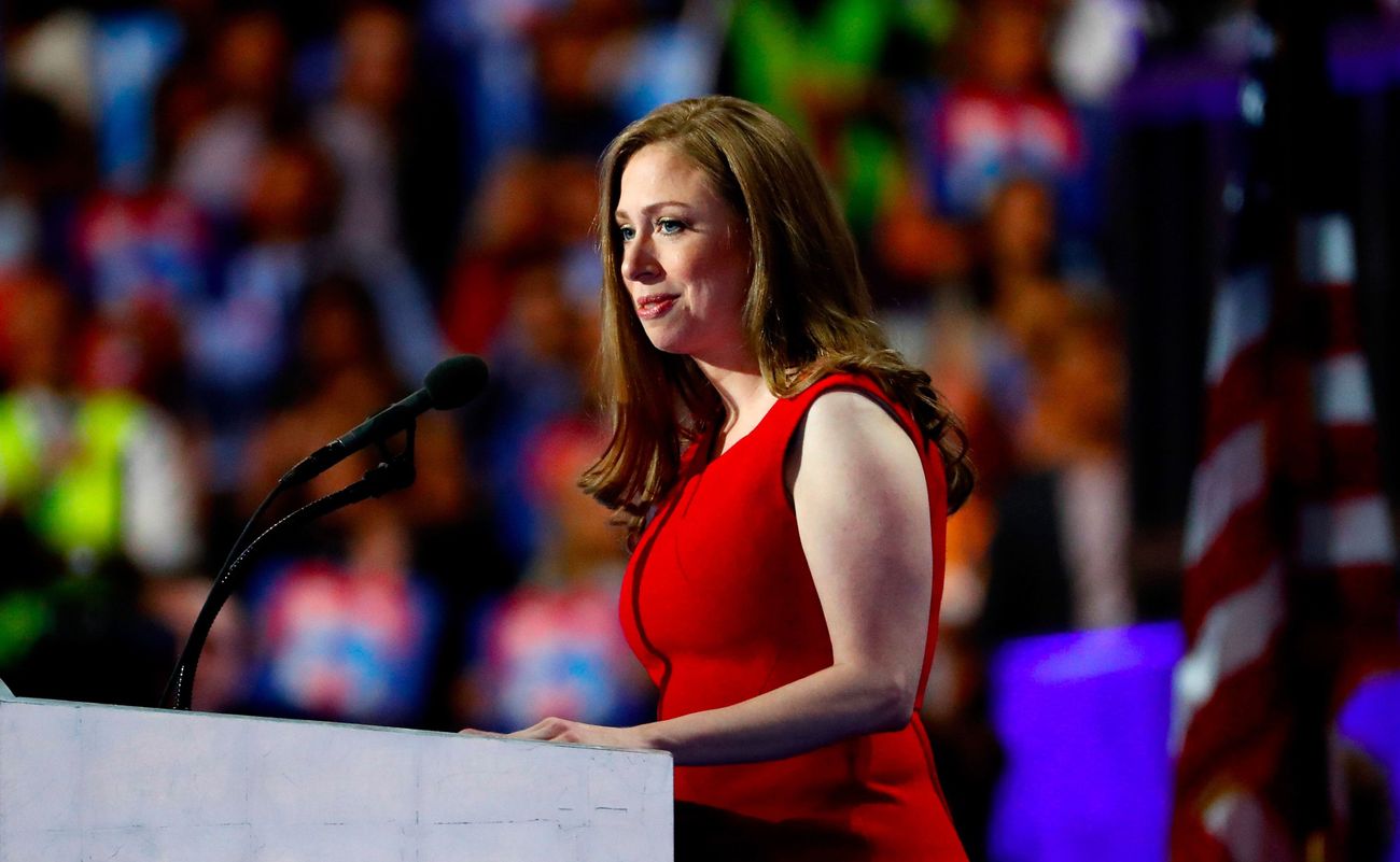 Chelsea Clinton Plays Up Hillary S Commitment To Women And Kids At Dnc The Forward