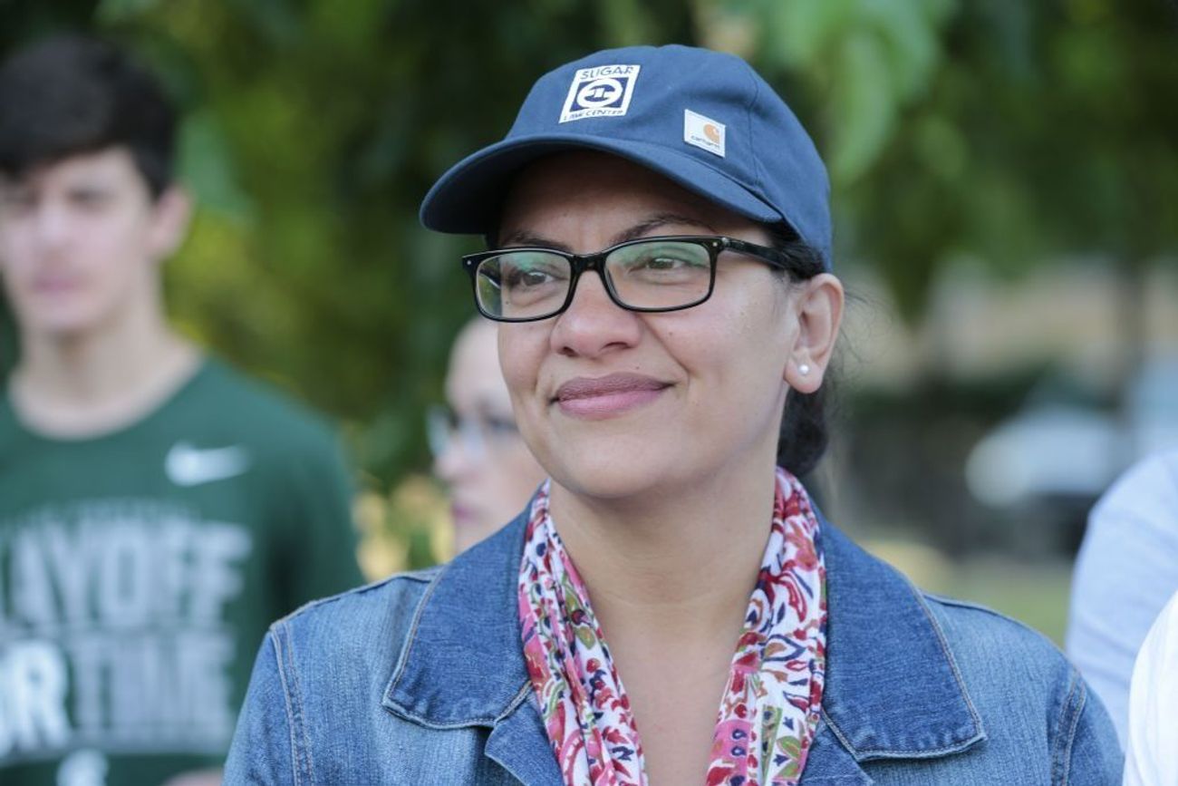 Representative Rashida Tlaib by the Forward
			