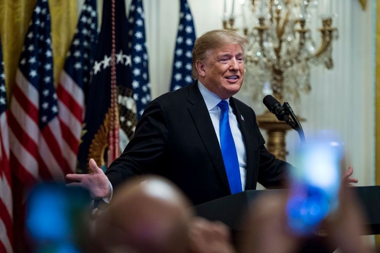 President Donald Trump by the Forward