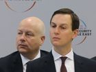 Trump aides Jared Kushner (right) and Jason Greenblatt. by the Forward