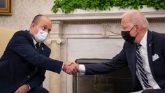 Israeli Prime Minister Naftali Bennett, left, meets President Joe Biden in the Oval Office, Aug. 27, 2021. It was their first face-to-face meeting at the White House. by the Forward
			