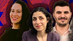 From left to right, Laura E. Adkins, Arielle Angel, Alex Zeldin, Tani Prell by the Forward
			