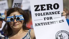 Demonstration against antisemitism by the Forward
			