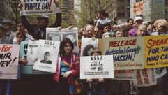 A similar march for Soviet Jewry. by the Forward
			