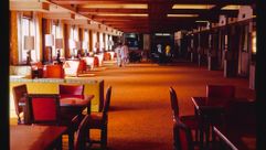 Grossinger's lobby corridor, Liberty, New York by the Forward
			