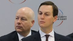 Trump aides Jared Kushner (right) and Jason Greenblatt. by the Forward