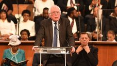 Sen. Bernie Sanders speaks onstage at the Martin Luther King, Jr. Annual Commemorative Service at Ebenezer Baptist Church on January 16, 2017 in Atlanta, Georgia. by the Forward