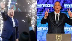 Benjamin Netanyahu (left) and Benny Gantz both declared victory in the 2019 Israeli elections. by the Forward