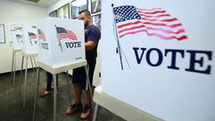 Voters cast their ballots for Early Voting at the Los Angeles County Registrar's Office in Norwalk, California on November 5, 2018 by the Forward
			