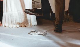 wedding stomping glass by the Forward
			