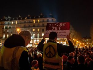 Protest against Anti-Semitism by the Forward
			