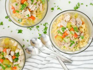 Chicken soup is a winter staple all over the world. by the Forward