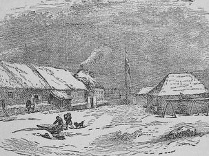 A settlement in Siberia by the Forward