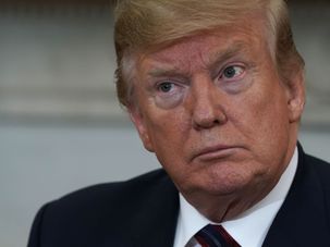 President Donald Trump by the Forward
			