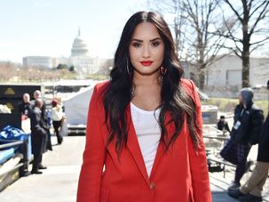 Pop-singer Lovato received a check and an all-expenses-paid trip to Israel by the Forward