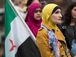One of the leaders of the Women's March, Linda Sarsour by the Forward
			