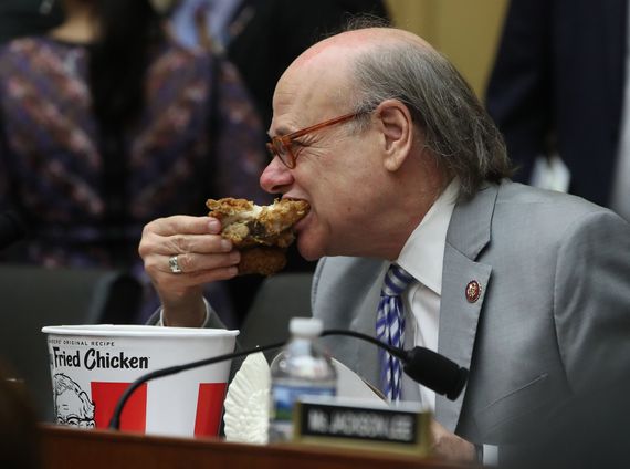 Jewish Congressman Puts Chicken At Barr's Empty Seat