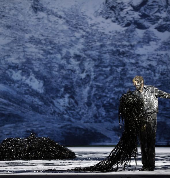 A scene from Arnold Schoenberg's 'Moses und Aron' by the Forward
			