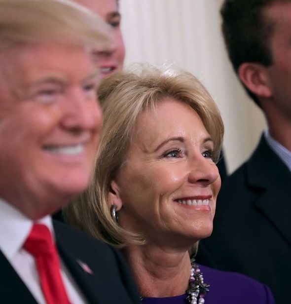 Betsy Devos by the Forward
			