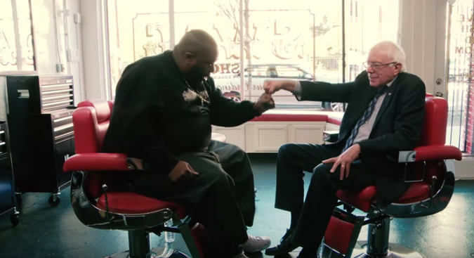 This Bro Handshake Shows How Far Bernie Sanders Has Come The Forward