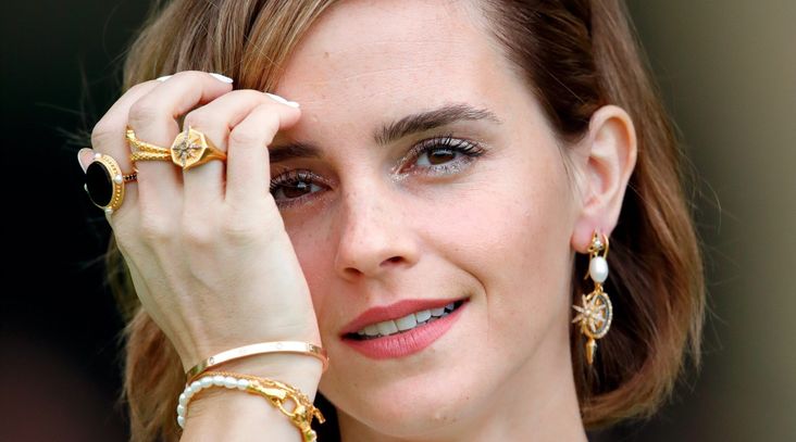 Emma Watson attends the Earthshot Prize 2021 at Alexandra Palace in London, Oct. 17, 2021. (Max Mumby/Indigo/Getty Images)