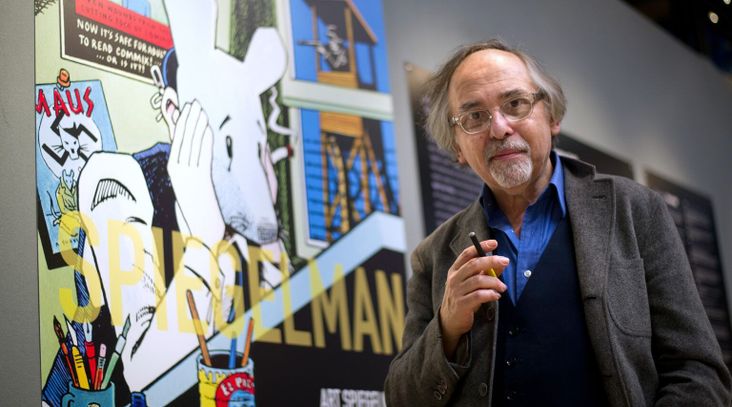 Art Spiegelman, author of Maus, poses in Paris, March 20, 2012. (Bertrand Langlois/AFP via Getty Images)