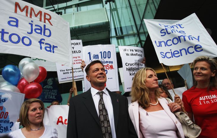Andrew Wakefield, anti-vaccine, anti measles activist