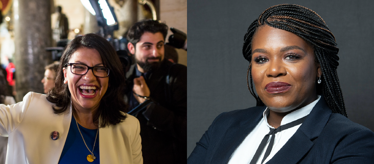 Rashida Tlaib and Cori Bush