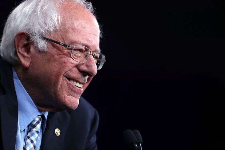 Democratic presidential candidate Sen. Bernie Sanders speaks during the Democratic Presidential Committee summer meeting on August 23, 2019 in San Francisco.