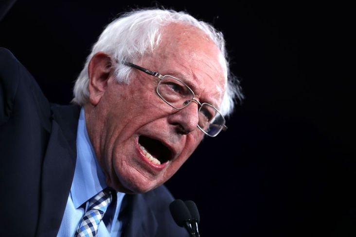 Democratic presidential candidate Sen. Bernie Sanders speaks during the Democratic Presidential Committee (DNC) summer meeting on August 23, 2019 in San Francisco.