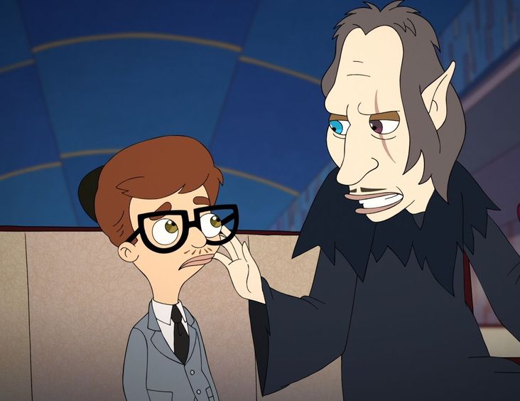 Andrew Glouberman is visited by the 'Shame Wizard' at his Zayde's funeral