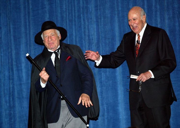 Mel Brooks and Carl Reiner