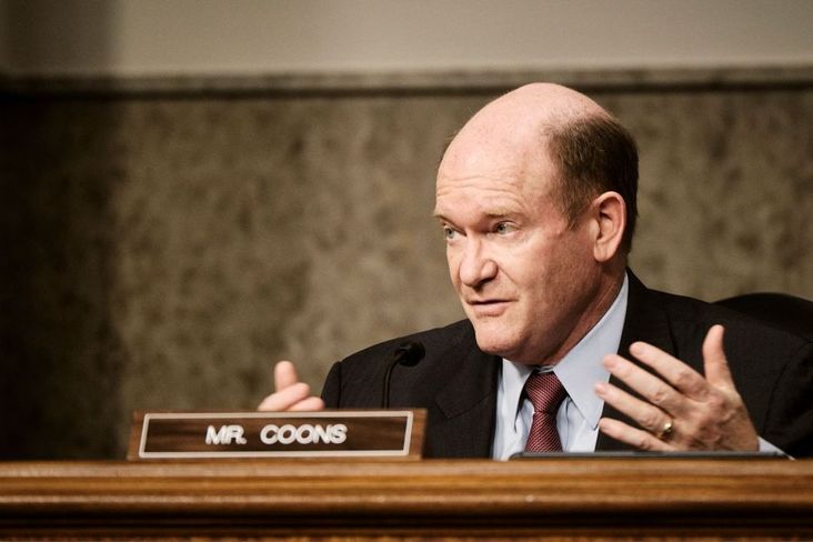Senator Chris Coons of Delaware.