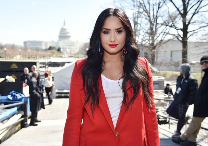 Pop-singer Lovato received a check and an all-expenses-paid trip to Israel