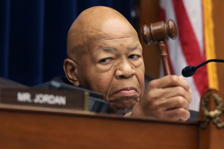 House Oversight and Government Reform Committee Chairman Elijah Cummings holds his gavel as he presides over a hearing on drug pricing, July 26, 2019.