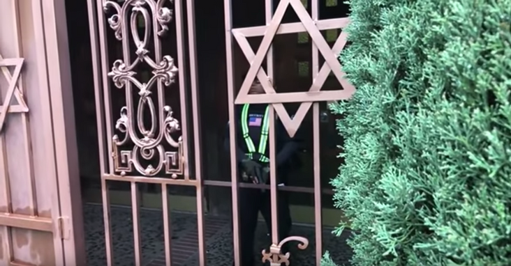 Los Angeles synagogue guard shoots YouTube star