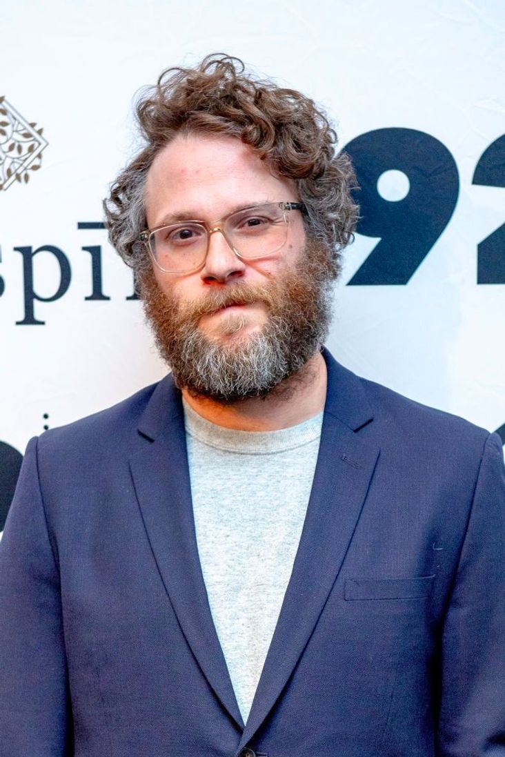 "An American Pickle" star Seth Rogen sporting the hair of a shtetl inhabitant or an independently wealthy Brooklynite — who can tell?