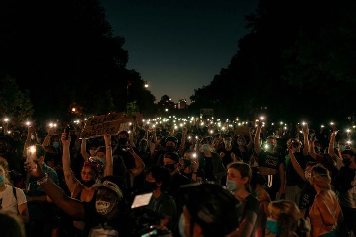 A protest in Brooklyn on June 6.